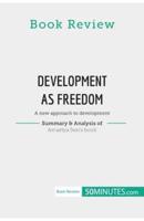 Book Review: Development as Freedom by Amartya Sen:A new approach to development