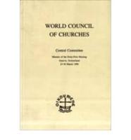 Minutes of the Meetings of the WCC Central Committee