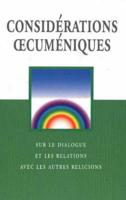 Ecumenical Considerations (French)