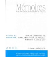 Complete Asymptotics for Correlations of Laplace Integrals in the Semi-Classical Limit