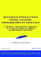 Quelques Interactions Entre Analyse, Probabilites Et Fractals