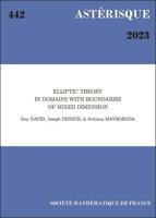 Elliptic Theory in Domains With Boundaries of Mixed Dimension