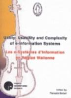 Utility, Usability and Complexity of E-Information Systems