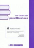 Cahiers Des Paralittératures N+ 8
