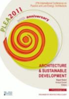 Architecture & Sustainable Development (Vol.1)