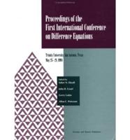 Proceedings of the First International Conference on Difference Equations