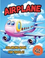 Airplane Coloring Book For Toddler