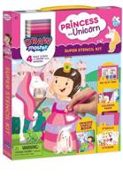 Drawmaster Princess and Unicorn: Super Stencil Kit
