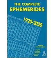 Complete Ephemerides 1920-2020