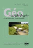 Géomorphologie : Relief, Processus, Environnement, 2021, Vol. 27, N+ 2