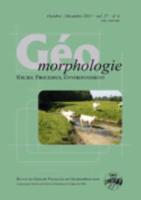 Géomorphologie : Relief, Processus, Environnement, 2021, Vol. 27, N+ 4