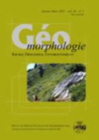Géomorphologie : Relief, Processus, Environnement, 2022, Vol. 28, N+1
