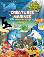 Livre De Coloriage Des Créatures Marines Pour Les Enfants