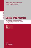 Social Informatics : 10th International Conference, SocInfo 2018, St. Petersburg, Russia, September 25-28, 2018, Proceedings, Part I