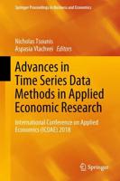 Advances in Time Series Data Methods in Applied Economic Research : International Conference on Applied Economics (ICOAE) 2018