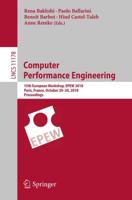 Computer Performance Engineering : 15th European Workshop, EPEW 2018, Paris, France, October 29-30, 2018, Proceedings