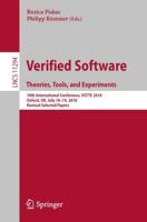 Verified Software. Theories, Tools, and Experiments Programming and Software Engineering