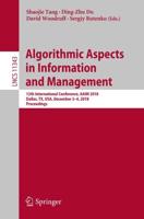 Algorithmic Aspects in Information and Management Theoretical Computer Science and General Issues
