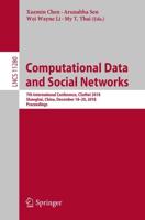 Computational Data and Social Networks Theoretical Computer Science and General Issues