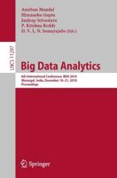 Big Data Analytics Information Systems and Applications, Incl. Internet/Web, and HCI