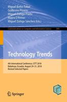 Technology Trends : 4th International Conference, CITT 2018, Babahoyo, Ecuador, August 29-31, 2018, Revised Selected Papers