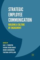 Strategic Employee Communication : Building a Culture of Engagement