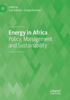 Energy in Africa : Policy, Management and Sustainability