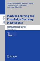 Machine Learning and Knowledge Discovery in Databases Lecture Notes in Artificial Intelligence
