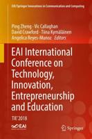 EAI International Conference on Technology, Innovation, Entrepreneurship and Education