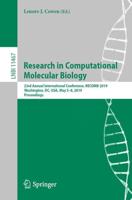 Research in Computational Molecular Biology Lecture Notes in Bioinformatics