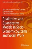 Qualitative and Quantitative Models in Socio-Economic Systems and Social Work