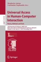 Universal Access in Human-Computer Interaction. Theory, Methods and Tools Information Systems and Applications, Incl. Internet/Web, and HCI