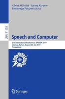 Speech and Computer : 21st International Conference, SPECOM 2019, Istanbul, Turkey, August 20-25, 2019, Proceedings