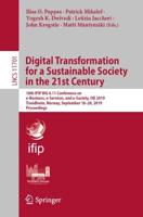 Digital Transformation for a Sustainable Society in the 21st Century Information Systems and Applications, Incl. Internet/Web, and HCI