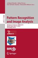 Pattern Recognition and Image Analysis : 9th Iberian Conference, IbPRIA 2019, Madrid, Spain, July 1-4, 2019, Proceedings, Part II
