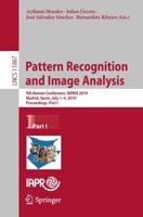 Pattern Recognition and Image Analysis Image Processing, Computer Vision, Pattern Recognition, and Graphics