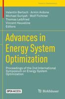 Advances in Energy System Optimization : Proceedings of the 2nd International Symposium on Energy System Optimization