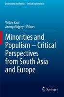 Minorities and Populism - Critical Perspectives from South Asia and Europe