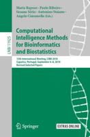 Computational Intelligence Methods for Bioinformatics and Biostatistics Lecture Notes in Bioinformatics