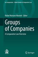 Groups of Companies : A Comparative Law Overview