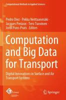Computation and Big Data for Transport : Digital Innovations in Surface and Air Transport Systems