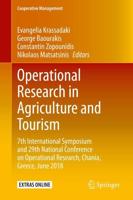 Operational Research in Agriculture and Tourism