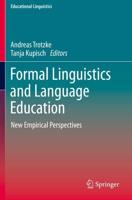 Formal Linguistics and Language Education