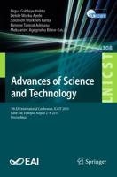 Advances of Science and Technology : 7th EAI International Conference, ICAST 2019, Bahir Dar, Ethiopia, August 2-4, 2019, Proceedings