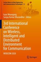 3rd International Conference on Wireless, Intelligent and Distributed Environment for Communication : WIDECOM 2020