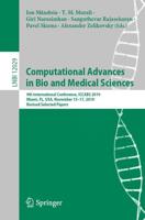 Computational Advances in Bio and Medical Sciences Lecture Notes in Bioinformatics