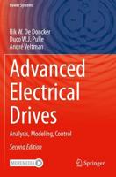 Advanced Electrical Drives : Analysis, Modeling, Control