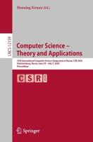 Computer Science - Theory and Applications Theoretical Computer Science and General Issues