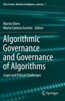 Algorithmic Governance and Governance of Algorithms