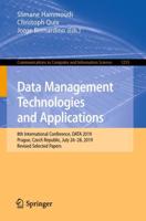 Data Management Technologies and Applications : 8th International Conference, DATA 2019, Prague, Czech Republic, July 26-28, 2019, Revised Selected Papers